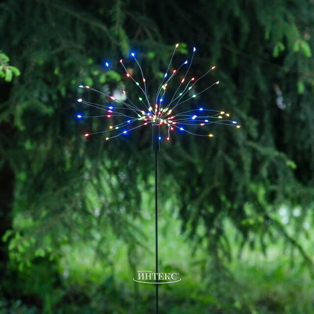 Садовый светильник на солнечной батарее Solar Glory Firework 100*26 см, 90 разноцветных LED ламп, IP44 Star Trading
