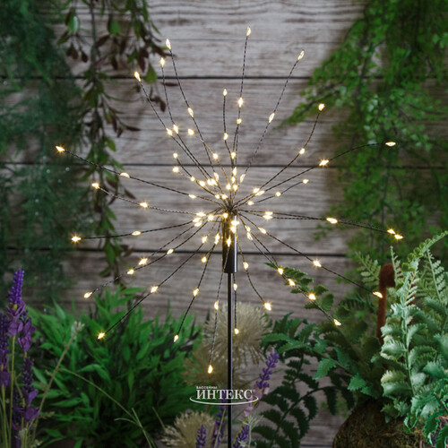 Садовый светильник на солнечной батарее Solar Glory Firework 100*26 см, 90 теплых белых LED ламп, IP44 Star Trading