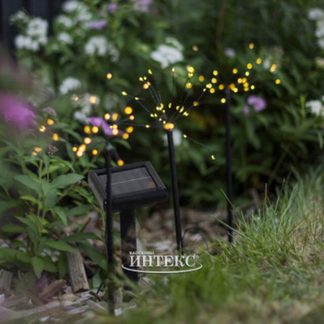 Садовые солнечные светильники Solar Firework 40*14 см, 90 теплых белых LED, 3 шт, IP44 Star Trading