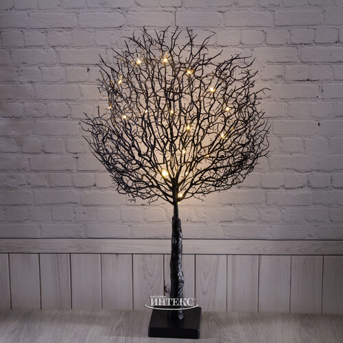 Светодиодное дерево Вильгрюи 60 см 20 теплых белых LED ламп на батарейках, IP20 Kaemingk