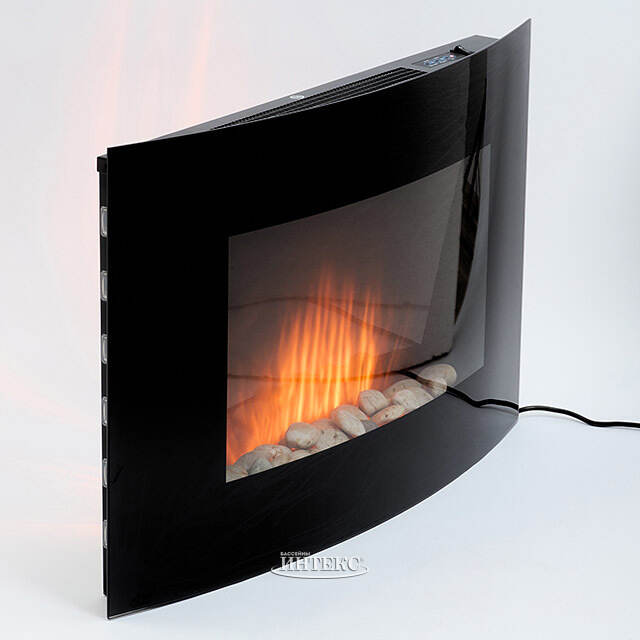 Настенный камин с обогревом Флемингтон 89*56 см, пульт управления, диммер Kaemingk