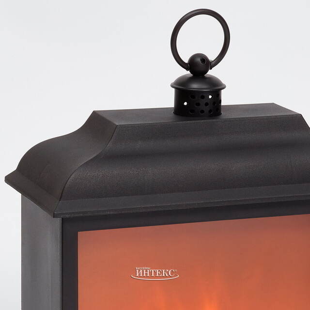 Декоративный светильник-фонарь Камин Bellatrix 35*30 см, на батарейках Kaemingk