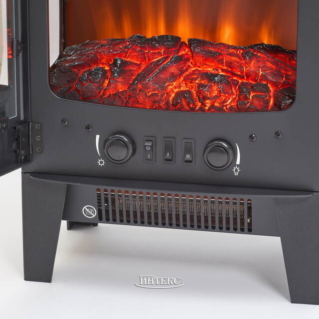 Электрический камин с обогревом Brentwood 55*39 см, диммер Kaemingk