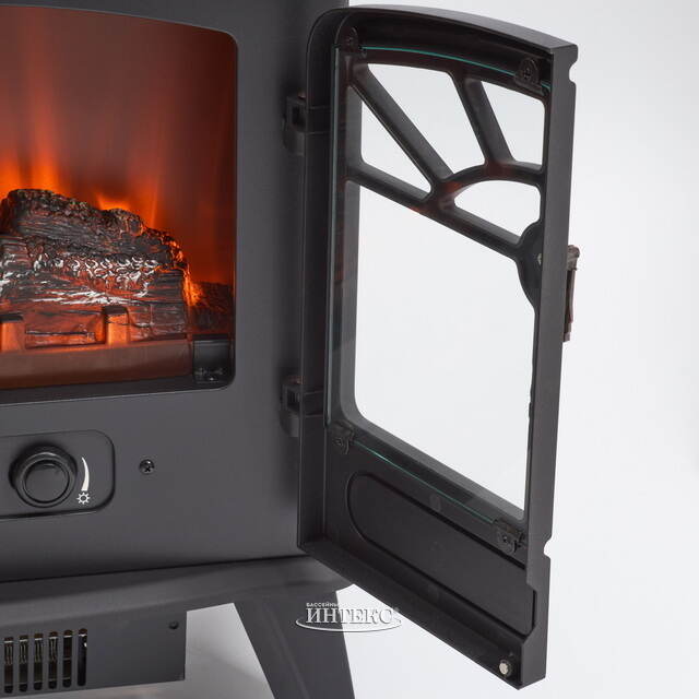Электрический камин с обогревом Windbrook 56*51 см, диммер Kaemingk