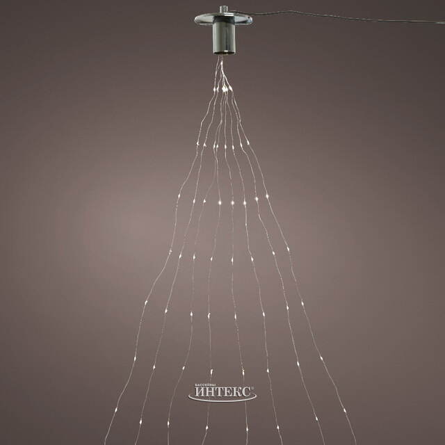 Гирлянда-крышка для банки Лучи Росы 10 см, 80 теплых белых мини LED ламп, IP20 Kaemingk