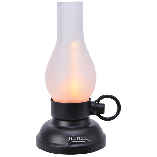 Декоративный светильник с имитацией пламени Лампа Дитмар 21 см, батарейки Kaemingk