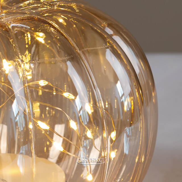 Декоративный светильник Тыква Cinderella 16 см, на батарейках, IP20 Kaemingk