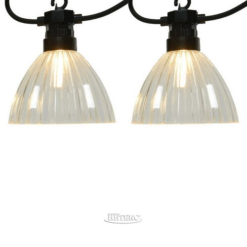 Гирлянда из лампочек Kind of Magic, 10 ламп, теплые белые LED, 4.5 м, черный ПВХ, соединяемая, IP44 Kaemingk