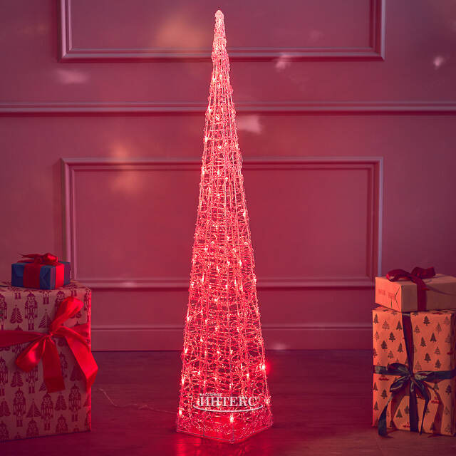 Светящаяся фигура Елка Cone Light 120 см, 80 разноцветных RGB LED ламп, IP44 Kaemingk