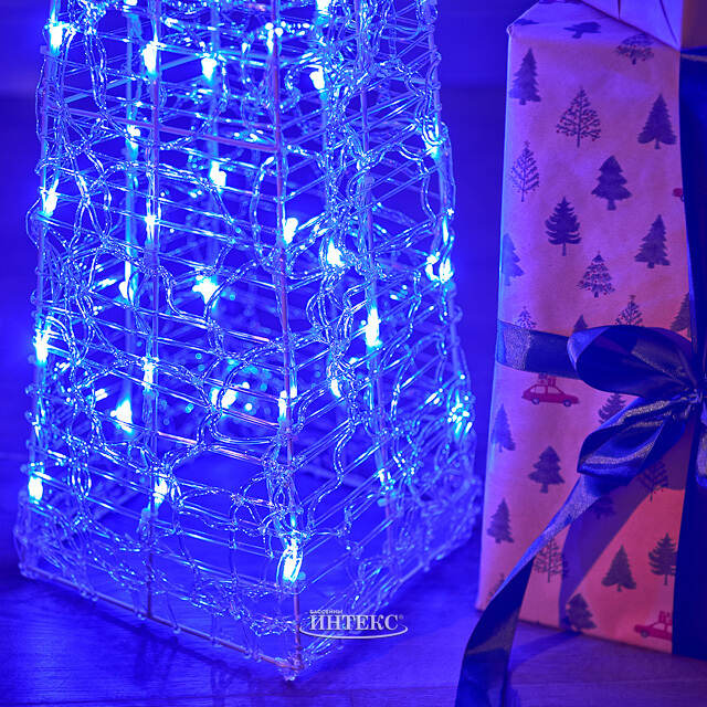 Светящаяся фигура Елка Cone Light 120 см, 80 разноцветных RGB LED ламп, IP44 Kaemingk