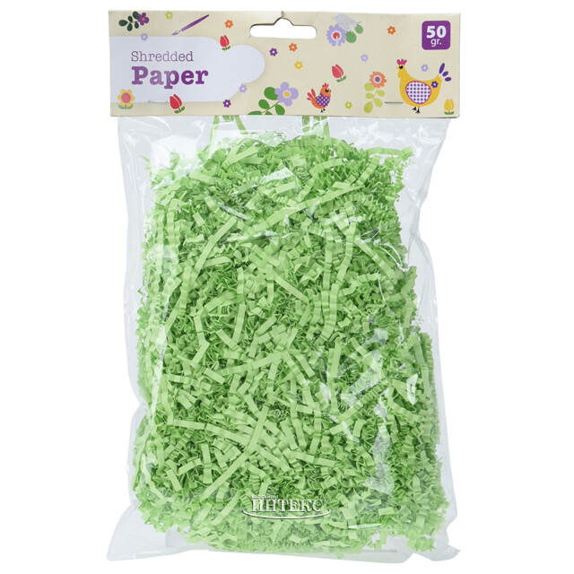 Декоративный наполнитель Папье зеленый, 50 г Koopman (Купман)