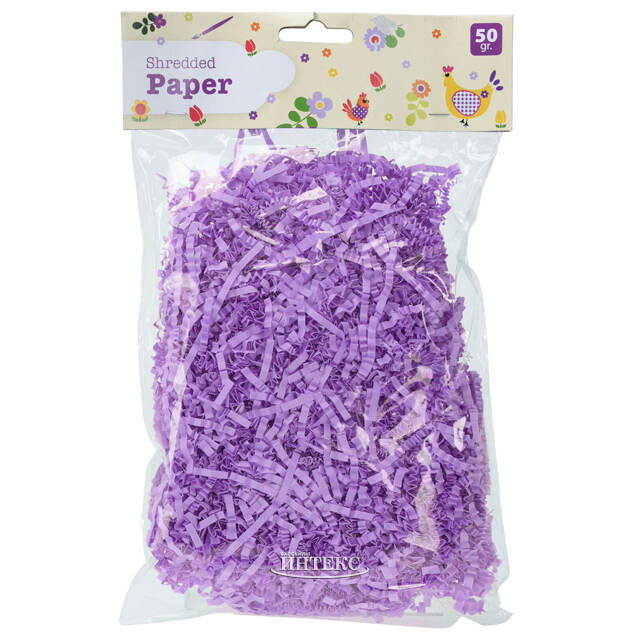 Декоративный наполнитель Папье фиолетовый, 50 г Koopman