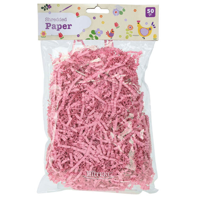 Декоративный наполнитель Папье розовый, 50 г Koopman (Купман)