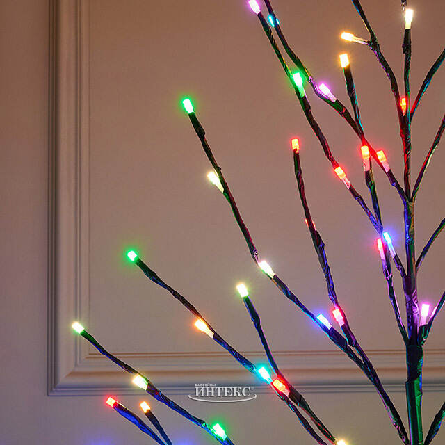 Светодиодное дерево Фейерик 150 см, 150 разноцветных RGB LED ламп, контроллер, IP44 Kaemingk (Кейминг)