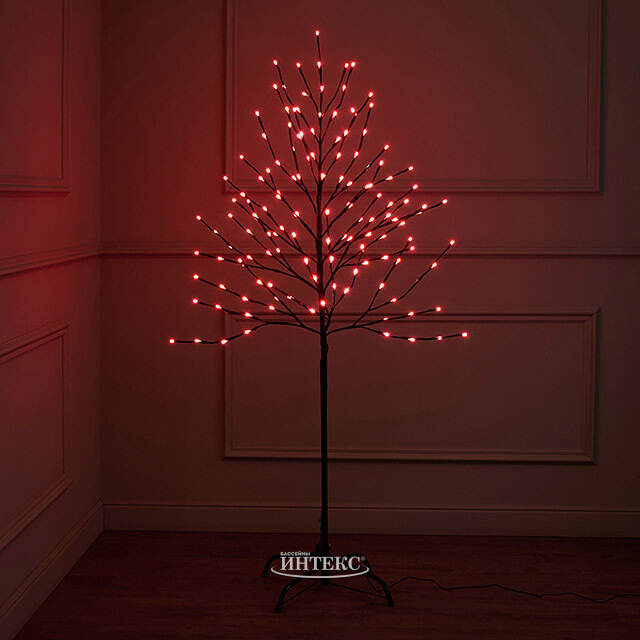 Светодиодное дерево Фейерик 150 см, 150 разноцветных RGB LED ламп, контроллер, IP44 Kaemingk (Кейминг)