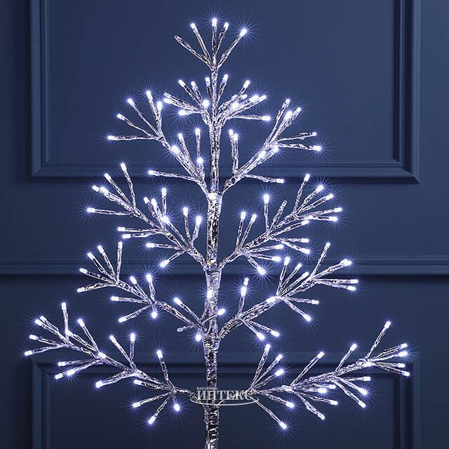 Светодиодное дерево Lausanne Silver 78 см, 140 холодных белых LED ламп с мерцанием, IP44 Kaemingk (Кейминг)