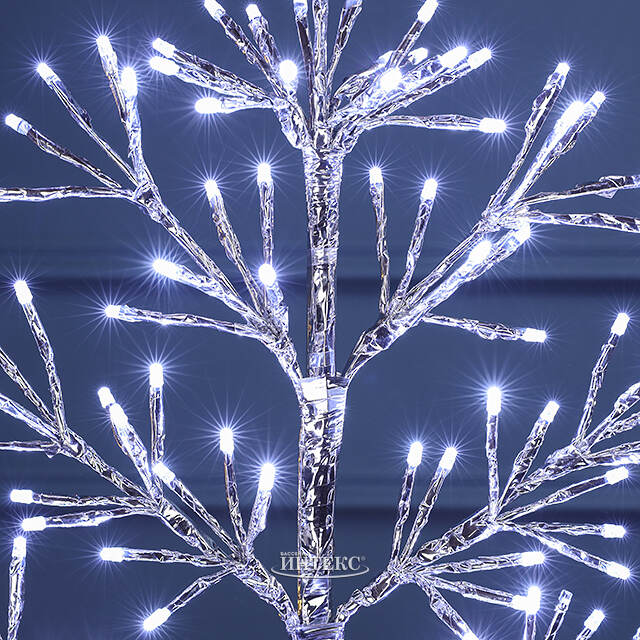 Светодиодное дерево Lausanne Silver 78 см, 140 холодных белых LED ламп с мерцанием, IP44 Kaemingk (Кейминг)