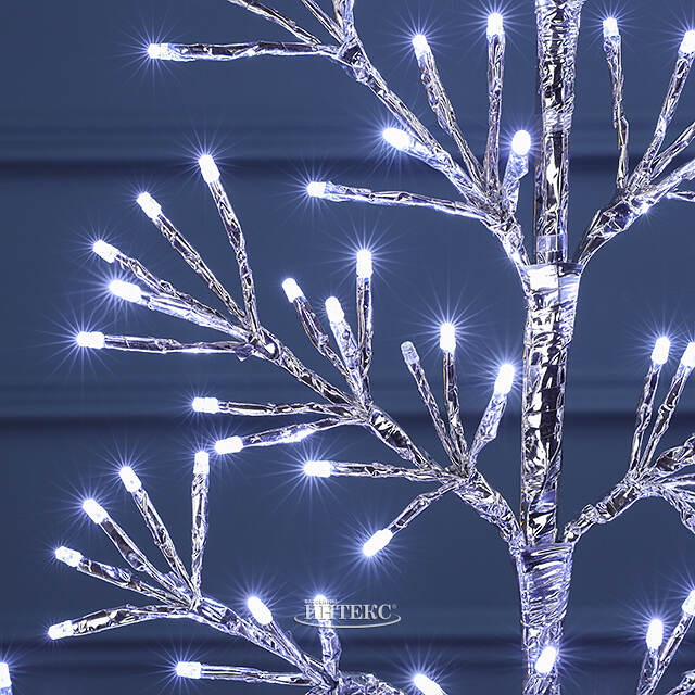Светодиодное дерево Lausanne Silver 78 см, 140 холодных белых LED ламп с мерцанием, IP44 Kaemingk (Кейминг)