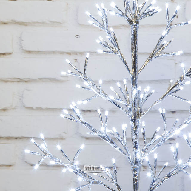 Светодиодное дерево Lausanne Silver 78 см, 140 холодных белых LED ламп с мерцанием, IP44 Kaemingk (Кейминг)
