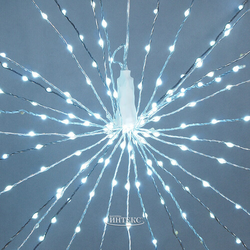 Светодиодное украшение Polar Star 75 см, 256 холодных белых Big&Bright LED ламп с мерцанием, IP44 Kaemingk