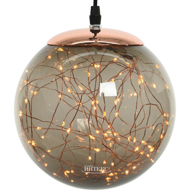 Подвесной светильник-шар Moon Galaxy 30 см, 140 микро LED ламп, IP44 Kaemingk