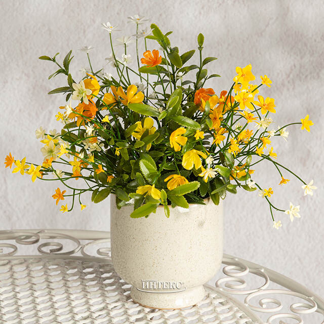 Искусственное растение в горшке Beverly - Солнечные луга 31 см Summer Deco