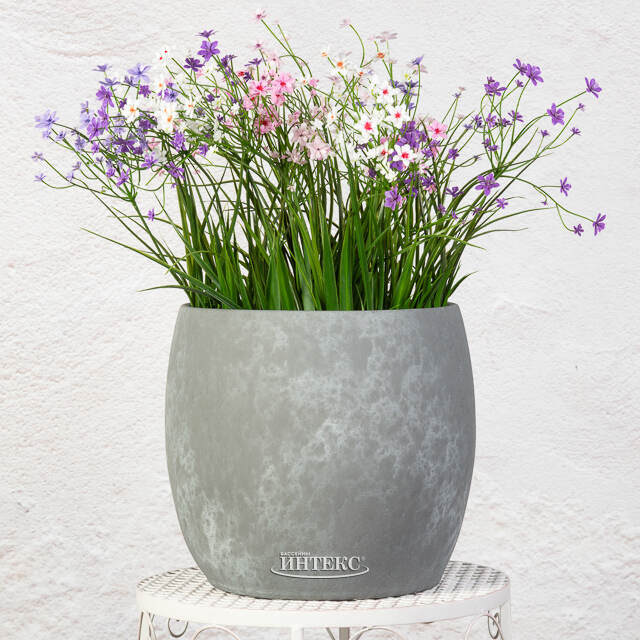 Искусственный цветок в горшке Таллинум 51 см белый Summer Deco