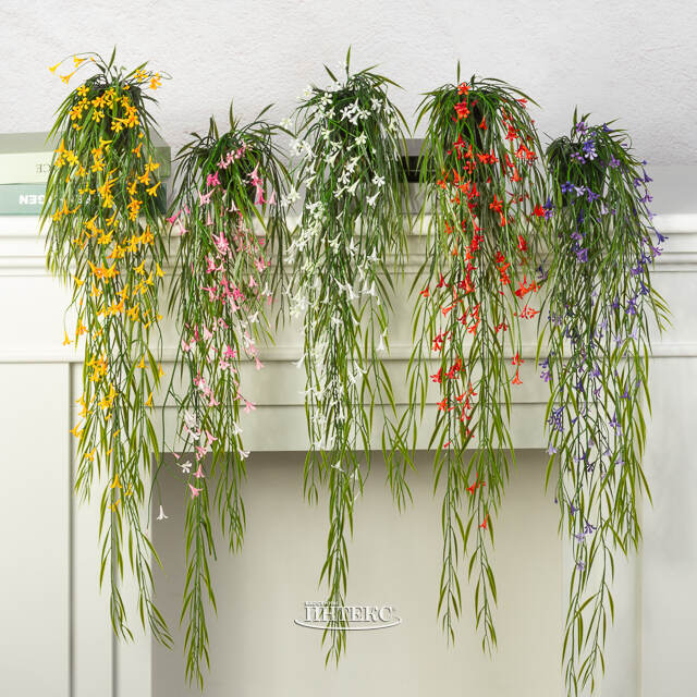 Подвесной искусственный цветок Pateley Bridge 69 см, желтый Summer Deco