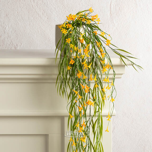 Подвесной искусственный цветок Pateley Bridge 69 см, желтый Summer Deco