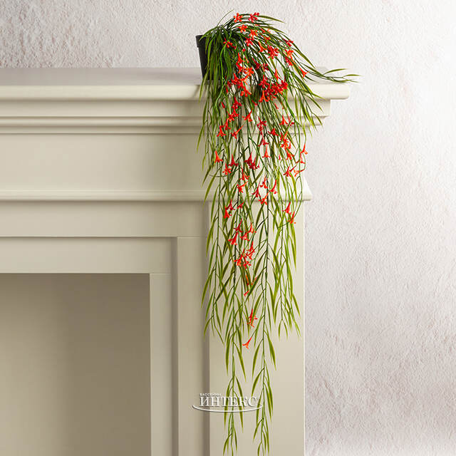 Подвесной искусственный цветок Патели-Бридж 69 см, красный Summer Deco