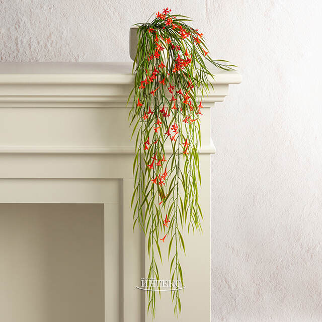 Подвесной искусственный цветок Патели-Бридж 69 см, красный Summer Deco