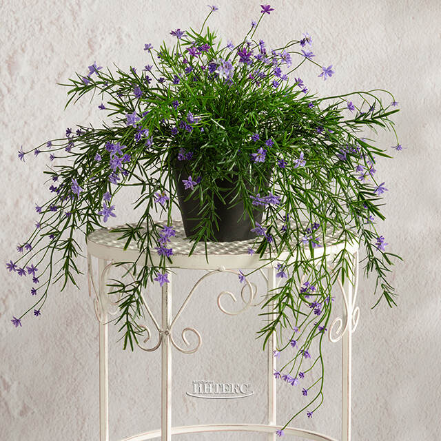 Подвесной искусственный цветок Midleton Stone 43 см, фиолетовый Summer Deco