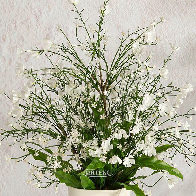 Искусственный цветок в горшке Одри - Цветущее Королевство 46 см Summer Deco