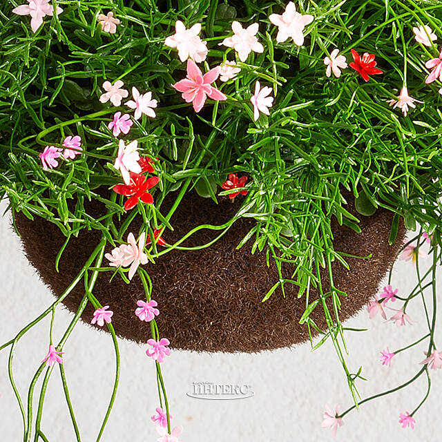 Искусственный цветок в кашпо Matera - Цветочный Коктейль 43 см Summer Deco