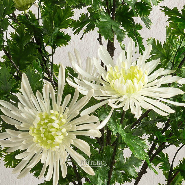 Искусственный цветок в горшке Хризантема Meltina 60 см Summer Deco