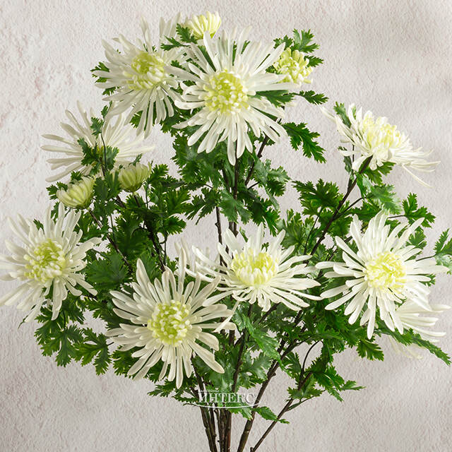 Искусственный цветок в горшке Хризантема Meltina 60 см Summer Deco