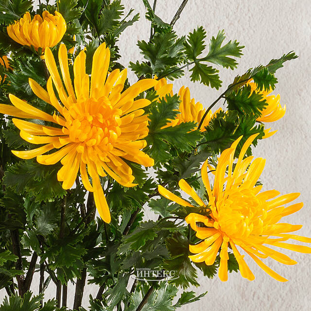 Искусственный цветок в горшке Хризантема Mentana 60 см Summer Deco