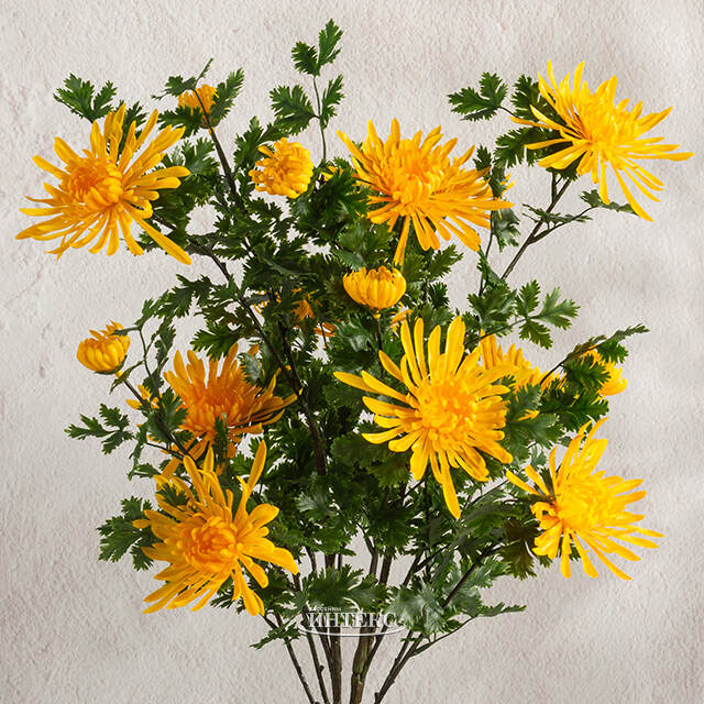 Искусственный цветок в горшке Хризантема Mentana 60 см Summer Deco