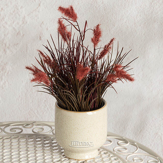 Искусственное растение в горшке Пеннисетум - Malvern Wells 32 см Summer Deco