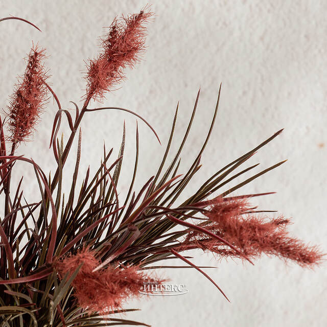 Искусственное растение в горшке Пеннисетум - Malvern Wells 32 см Summer Deco