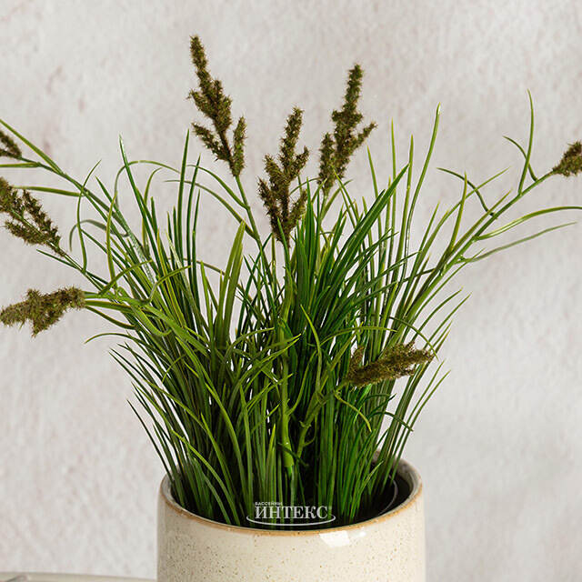 Искусственное растение в горшке Пеннисетум - Monte Grimano 32 см Summer Deco