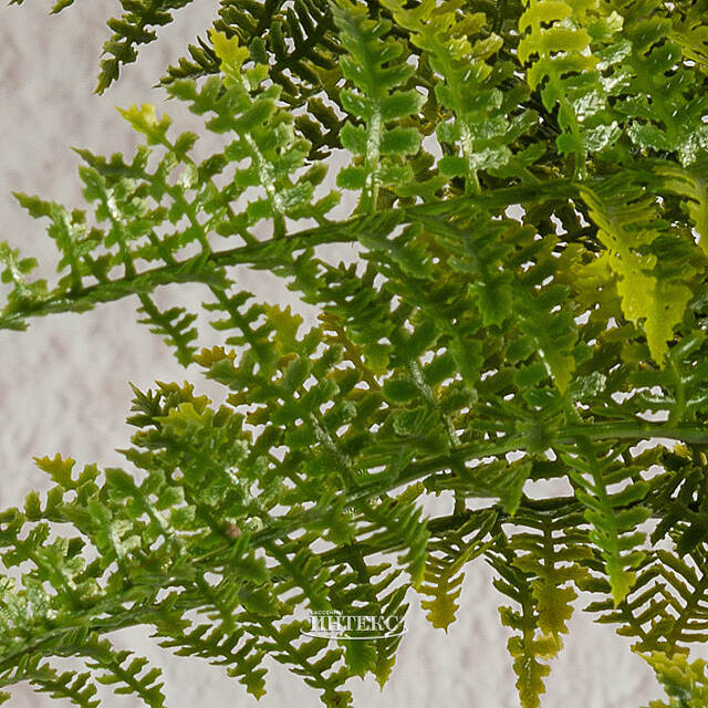 Искусственный цветок в горшке Папоротник - Гластонбери 28 см Summer Deco