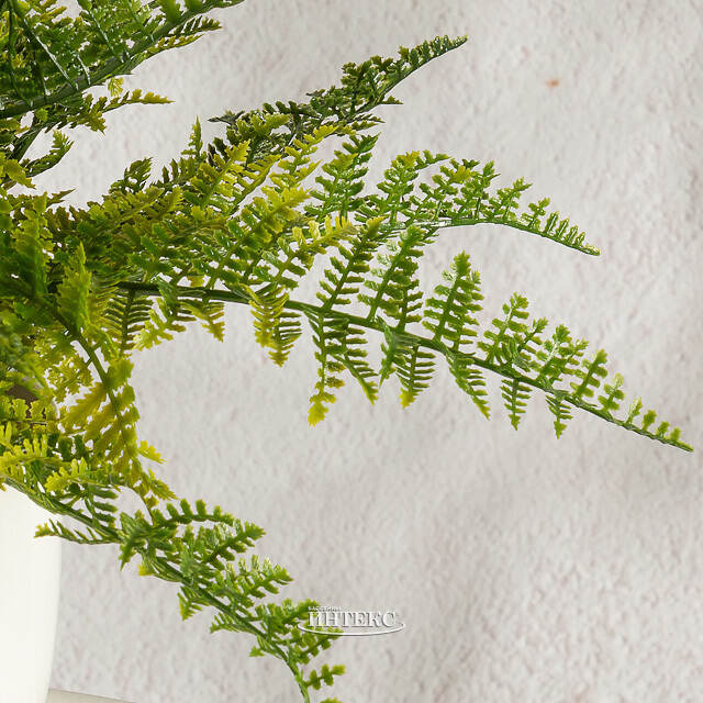 Искусственный цветок в горшке Папоротник - Гластонбери 28 см Summer Deco