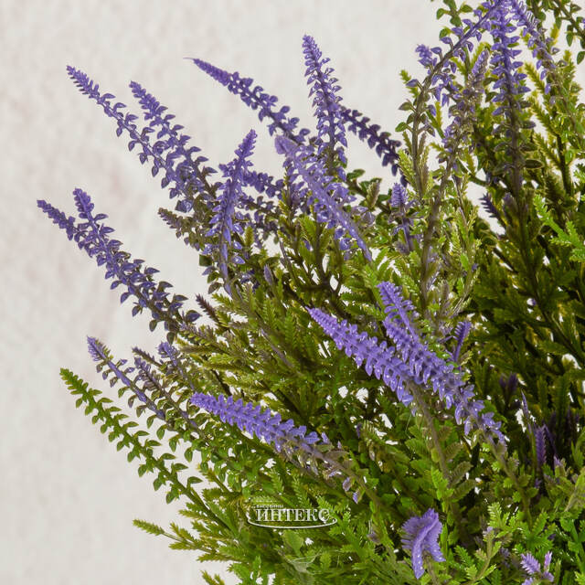 Искусственный цветок в горшке Вереск - Цветущий Водопад 23 см Summer Deco