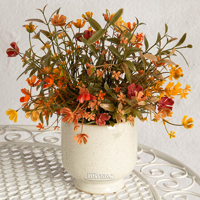 Искусственный цветок в горшке Tramonti - Тайный Сад 24 см Summer Deco