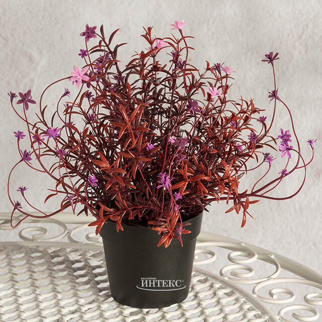 Искусственный цветок в горшке Tivoli - Цветочный Бал 23 см Summer Deco