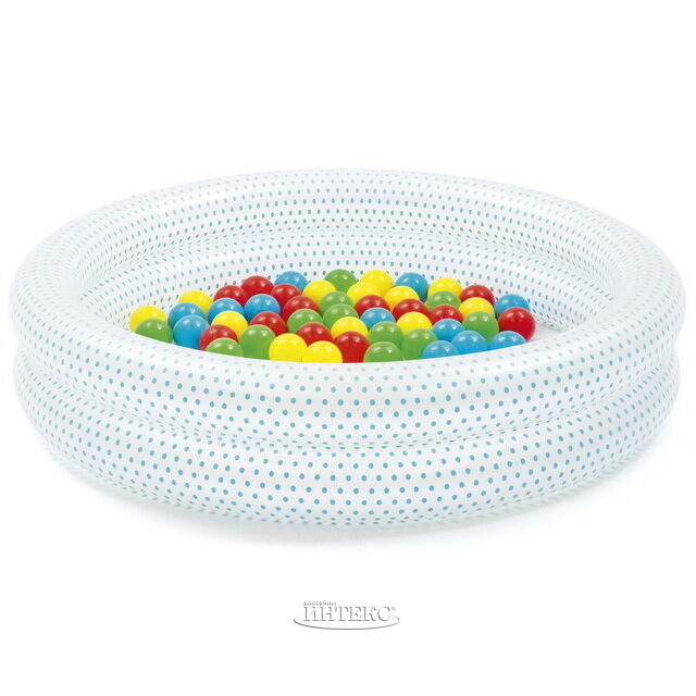 Детский бассейн с мячиками Голубые Облака 91*20 см Bestway