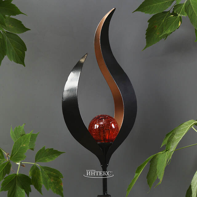 Садовый светильник на солнечной батарее Solar - Flames 93 см, IP44 Koopman