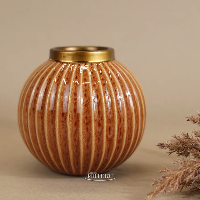 Керамическая ваза Альберта 13 см Kaemingk (Кейминг)