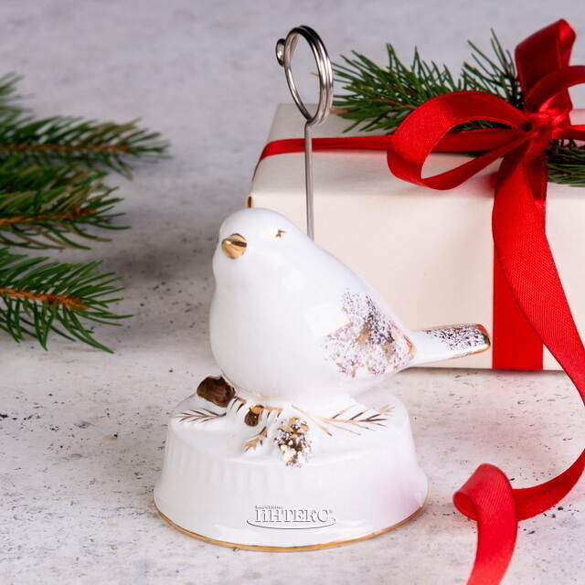 Держатель для карточек и фото Белоснежная Голубка 10 см Kaemingk